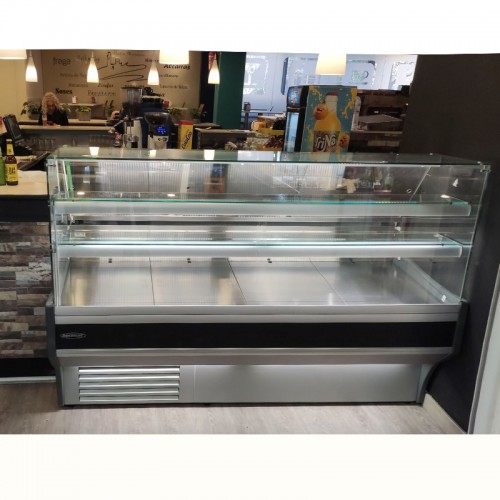 Comprar Vitrina refrigerada pastelería fondo 940 cristal doble recto VEP-9-10-RR en Pepebar