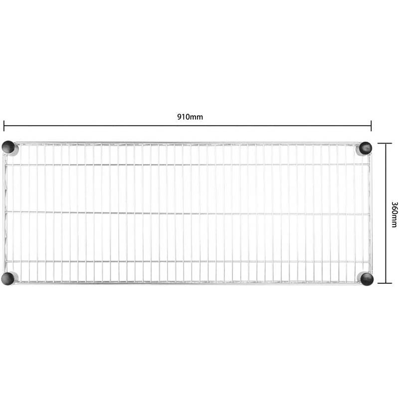 Comprar Estante de acero trenzado cromo-níquel 910mm Vogue U201 en Pepebar