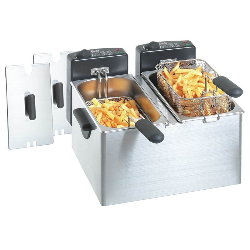 Comprar Freidora industrial dos cestas 2x3,6 litros MINI III Bartscher A165112 en Pepebar