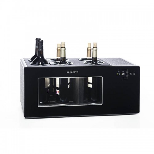 Comprar Vinoteca refrigeradora 6 botellas bitérmico con compresor OW6CD en Pepebar