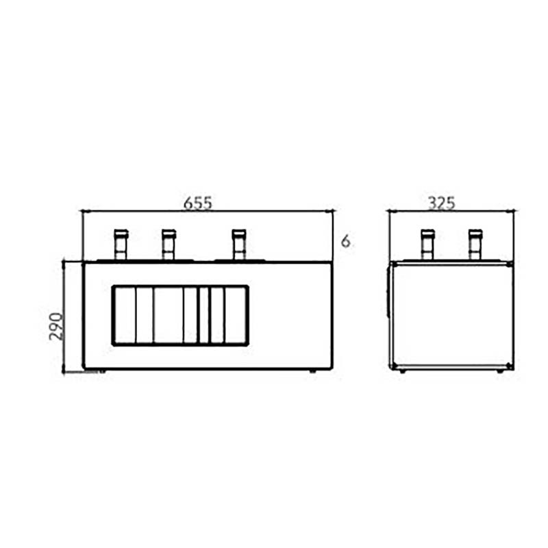 Comprar Vinoteca refrigeradora 6 botellas bitérmico con compresor OW6CD en Pepebar
