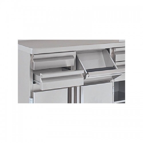 Comprar Mueble mostrador cafetero Inox 1375mm ancho CMC-140 en Pepebar