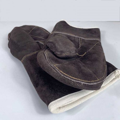 Comprar Manoplas de cuero anticalóricas oscuras en Pepebar