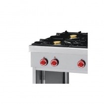 Cocina gas Gastro-M 4 quemadores GL914 - Pepebar Cocina gas Gastro-M 4 quemadores GL914 - Catálogo Cocinas de acero inoxidable