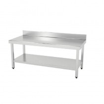 Mesa estándar 600x700x1800 mm (altoxfondoxancho) estante inferior y peto trasero Ideacer IDM71518 - Pepebar Mesa estándar 600x700x1800 mm (altoxfondoxancho) estante inferior y peto trasero Ideacer IDM71518