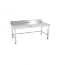 Mesa de acero inoxidable 700x600x1200 mm (fondoxaltoxancho) Ideacer IDM70512 - Pepebar Mesa de acero inoxidable 700x600x1200 mm (fondoxaltoxancho) Ideacer IDM70512