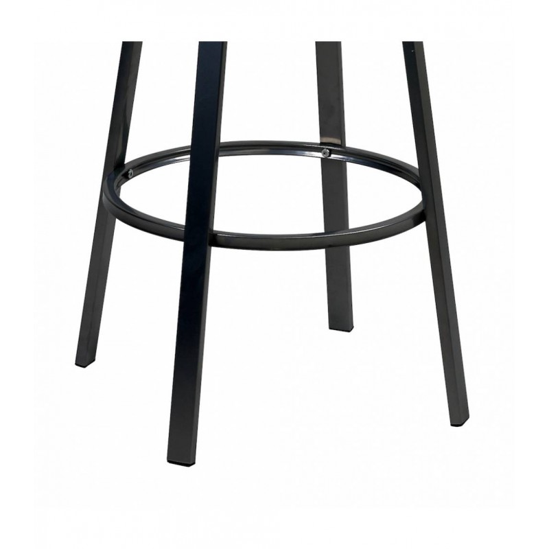 Comprar Taburete Titan negro con asiento madera envejecida 206390(A3) en Pepebar