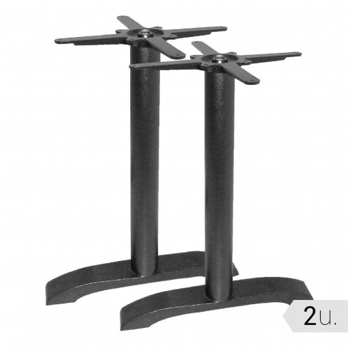 Comprar Base de mesa de patas dobles de hierro fundido Bolero DN642 en Pepebar