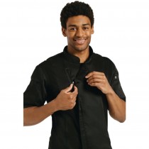 Chaquetilla cocina Chef Springfield manga corta negra B472-L