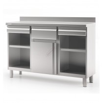 Mueble cafetero acero inoxidable CMC-100