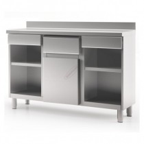 Mueble cafetero de acero inoxidable CMC-200