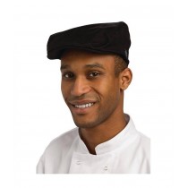 Gorra de conductor Chef Works negra B169-L - Pepebar Gorra de conductor Chef Works negra B169-L - Catálogo Gorros de cocinero