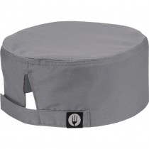 Gorro de cocinero gris Chef Works A919