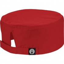 Gorro de cocinero rojo Chef Works A956