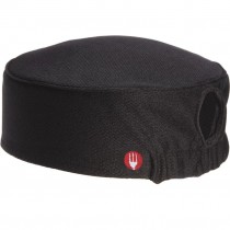 Gorro Total Vent para mujer negro Chef Works B053