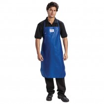 Delantal de nylon Quickclean azul Burnguard GD331 - Catálogo Ropa de cocina