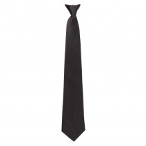 Corbata de clip color negro A724