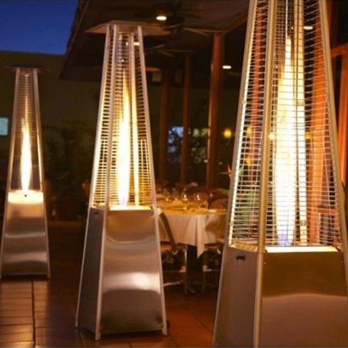 Comprar Estufa de exterior piramidal Inox MV26725 en Pepebar
