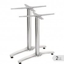 Base doble de aluminio para mesas Bolero GH985