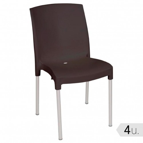 Comprar Silla Bolero apliable negra GJ976 4 unidades en Pepebar