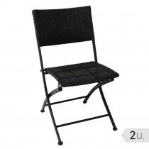 Silla plegable polietileno Bolero GL303 2 unidades