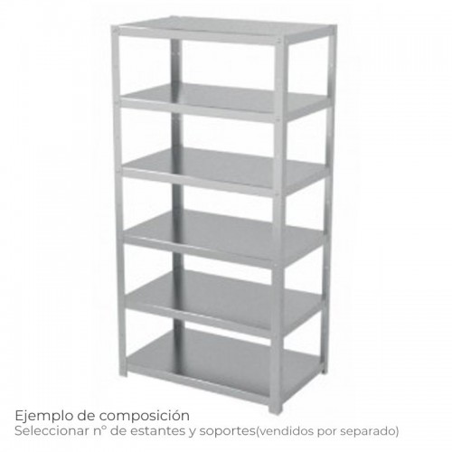 Comprar Estantes para estantería de pie de acero inox profundidad 600 mm en Pepebar
