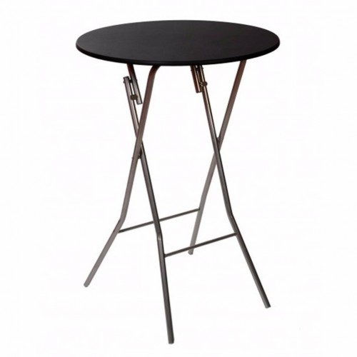 Comprar Mesa alta Verona plegable negra Hobeto MV33102 en Pepebar