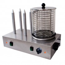 Máquina para Hot Dog vapor pinchos para pan Irimar MPCP