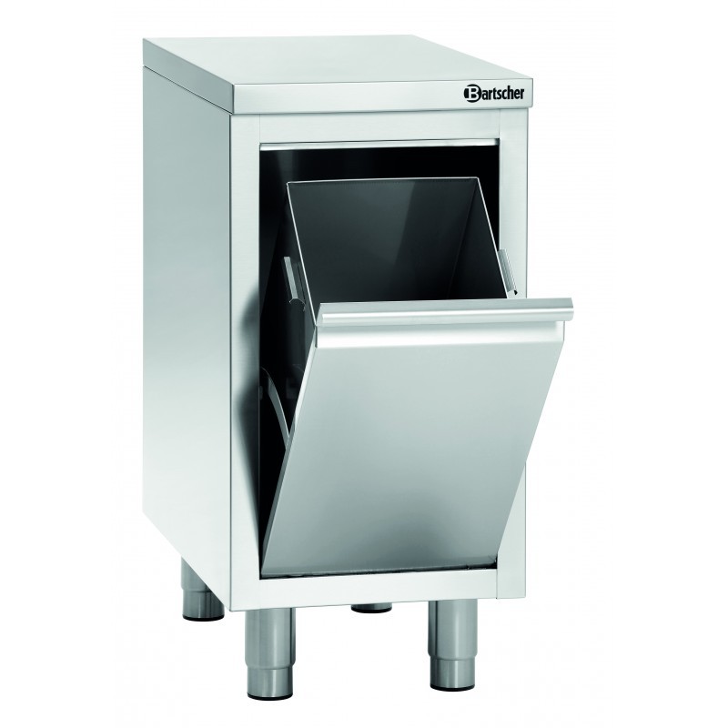 Schöner-Wohnen24 – Cubo De Basura Armario Acero Inoxidable Para Tres 240 L Toneladas