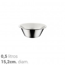 Bol de cocina de acero inoxidable de 0,5L Vogue K530 - Pepebar Bol de cocina de acero inoxidable de 0,5L Vogue K530 - Catálogo Bols de acero inoxidable