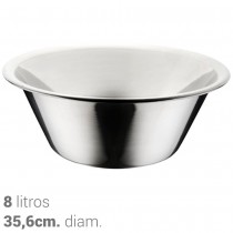 Bol de cocina de acero inoxidable de 8L Vogue K538 - Pepebar Bol de cocina de acero inoxidable de 8L Vogue K538 - Catálogo Bols de acero inoxidable