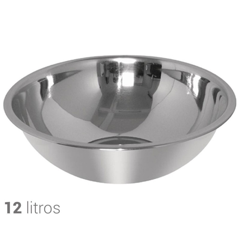 Lot de 12 bols inox 40 cl