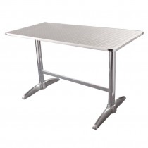 Mesa Bolero rectangular de base doble U432 - Pepebar Mesa Bolero rectangular de base doble U432 - Catálogo Mesas hostelería