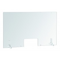 Mampara de protección higiénica 1500PGLD Bartscher 850035 - Pepebar Mampara de protección higiénica 1500PGLD Bartscher 850035