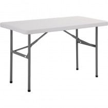 Mesa multiusos rectangular plegable 122cm Bolero U543