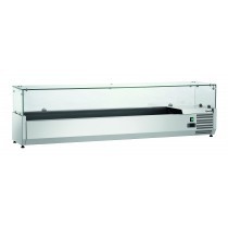 Expositor refrigerador GL4-1801 Bartscher 110273 - Pepebar Expositor refrigerador GL4-1801 Bartscher 110273 - Catálogo Vitrina refrigerada para ingredientes
