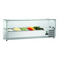 Expositor refrigerador GL4-1201 Bartscher 110270 - Pepebar Expositor refrigerador GL4-1201 Bartscher 110270 - Catálogo Vitrina refrigerada para ingredientes