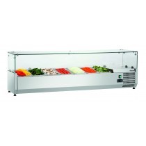 Expositor refrigerador GL4-1501 Bartscher 110272 - Pepebar Expositor refrigerador GL4-1501 Bartscher 110272 - Catálogo Vitrina refrigerada para ingredientes