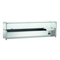 Expositor refrigerador GL3-1501 Bartscher 110276 - Pepebar Expositor refrigerador GL3-1501 Bartscher 110276 - Catálogo Vitrina refrigerada para ingredientes