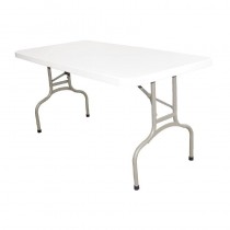 Mesa multiusos rectangular plegable 152cm Bolero U544