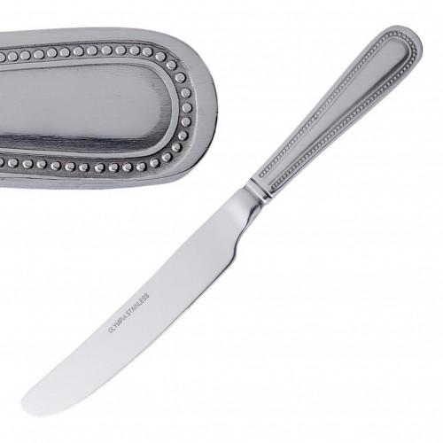 Comprar Cuchillo de mesa mango macizo Bead  23cm. 12 ud. C125 en Pepebar