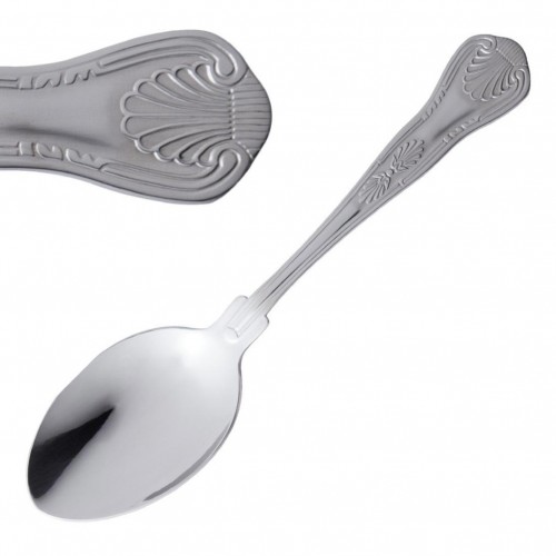 Comprar Cuchara de postre Kings 18cm. 12ud. acero inoxidable D687 en Pepebar