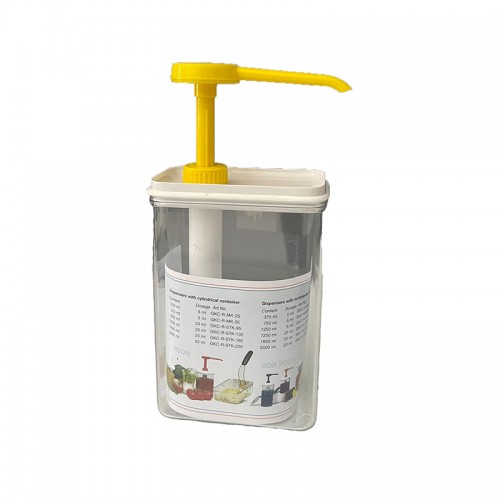 Comprar Dosificador de plástico 1250 ml en Pepebar