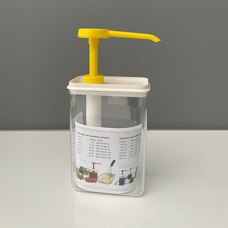 Comprar Dosificador de plástico 1250 ml en Pepebar