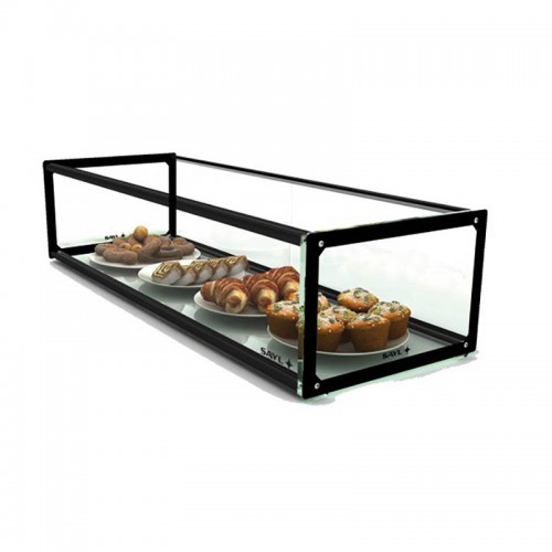 Comprar Vitrina expositora de cristal 920X330X215 mm Sayl EP20-M. Varias opciones en Pepebar