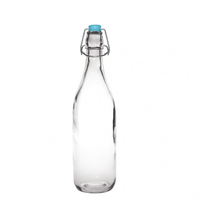 ▷Jarras y botellas ⚡Botella de cristal con tapón para agua 500ml 6 unidades  GG929⚡ Mejor precio!