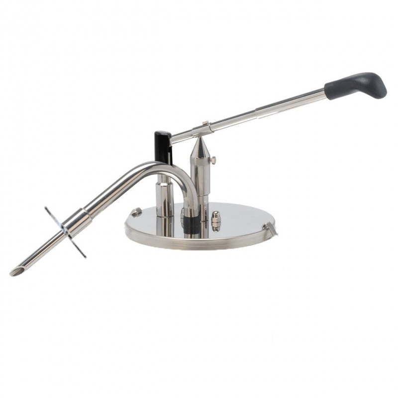 Comprar Dosificador inyector chocolates y cremas cilíndrico con caño inclinado y cubo. Varios tamaños en Pepebar