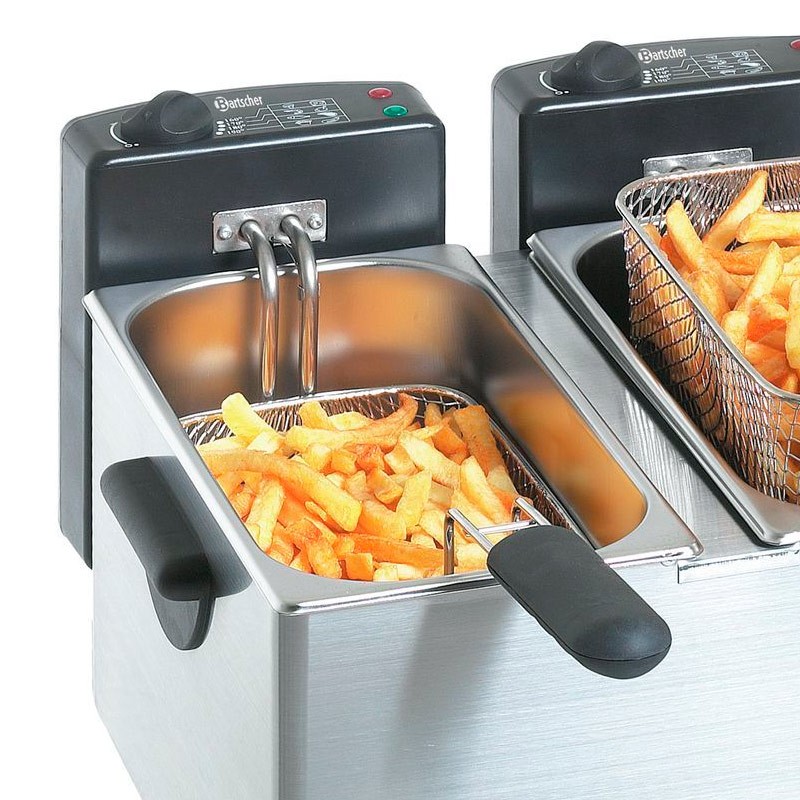 Comprar Freidora industrial dos cestas 2x3,6 litros MINI III Bartscher A165112 en Pepebar