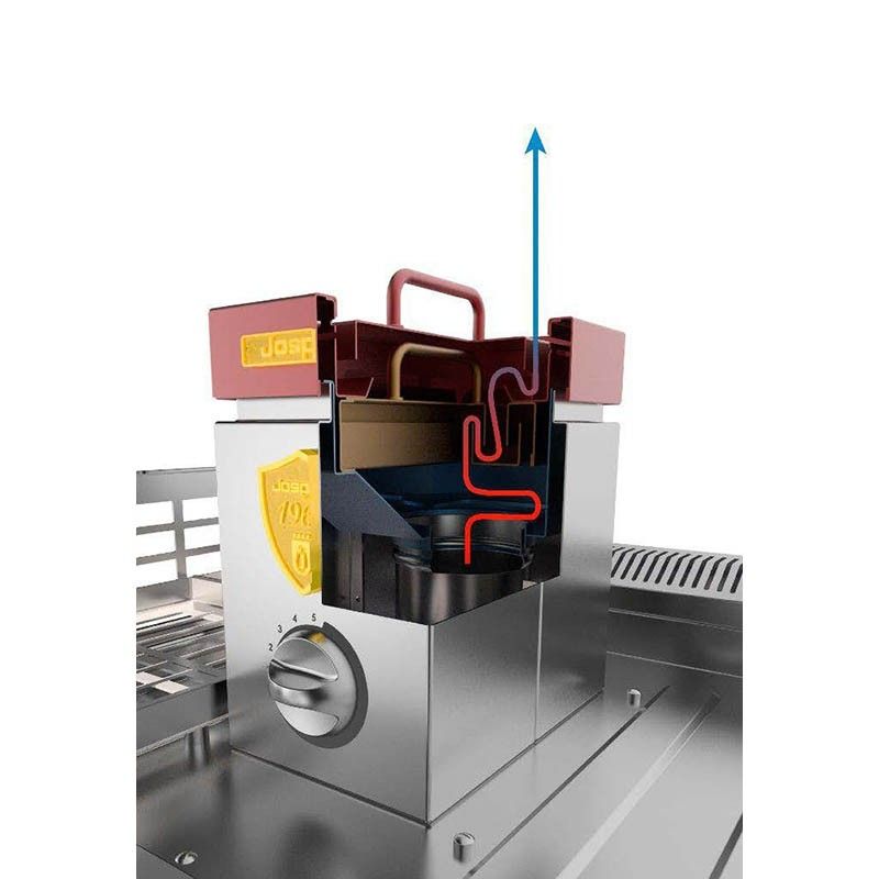 Comprar Horno brasa Josper 120 comensales con mesa y cajón HJX-PRO-M120-TD en Pepebar