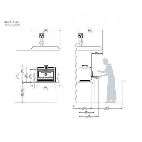Comprar Horno brasa Josper 40 comensales Clase A HJA-PLUS-Mini en Pepebar